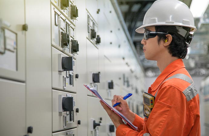 Surveying or logging professionally